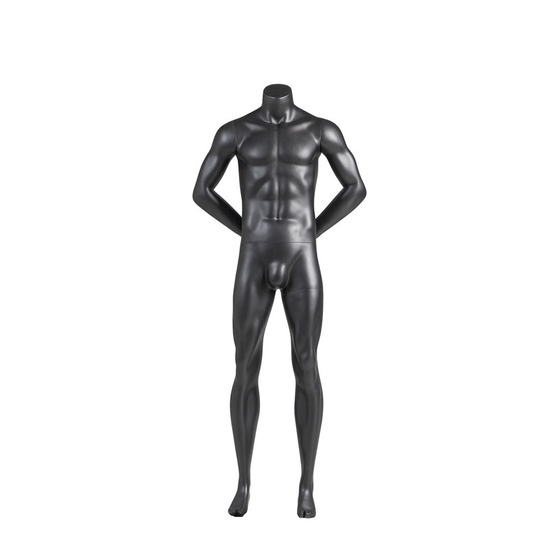 Desporto cinza sem cabeça Full Body Manikin Utilização a longo prazo Para exposição de roupas de loja